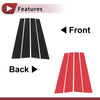 Toyota Tundra Door Pillar Window Trim Carbon Front Left Right (2000–2006)