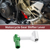 Bosuer Cheetah Silver Tone Green Gear Shifter Lever