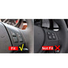 BMW 3 Series E90 Carbon Fiber Steering Wheel Remote Buttons Cover Trim fit