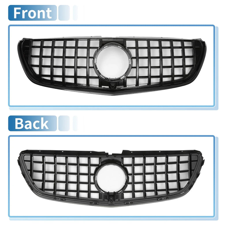 Mercedes-Benz V-Class W477A (2020) Glossy Black Front Upper Bumper Grille