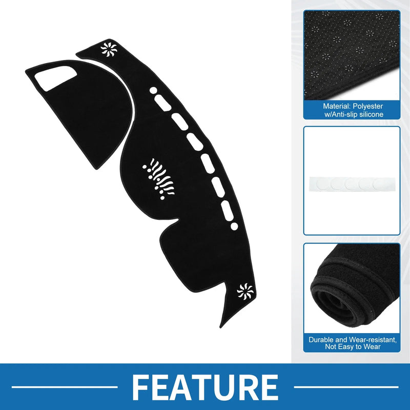Infiniti FX35 FX50 (2009-2013) Sun Protector Pad Black Dash Cover Mat