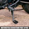 Motorcycle 8pcs Kickstand Pad Support Plate Side Stand Extension Pad