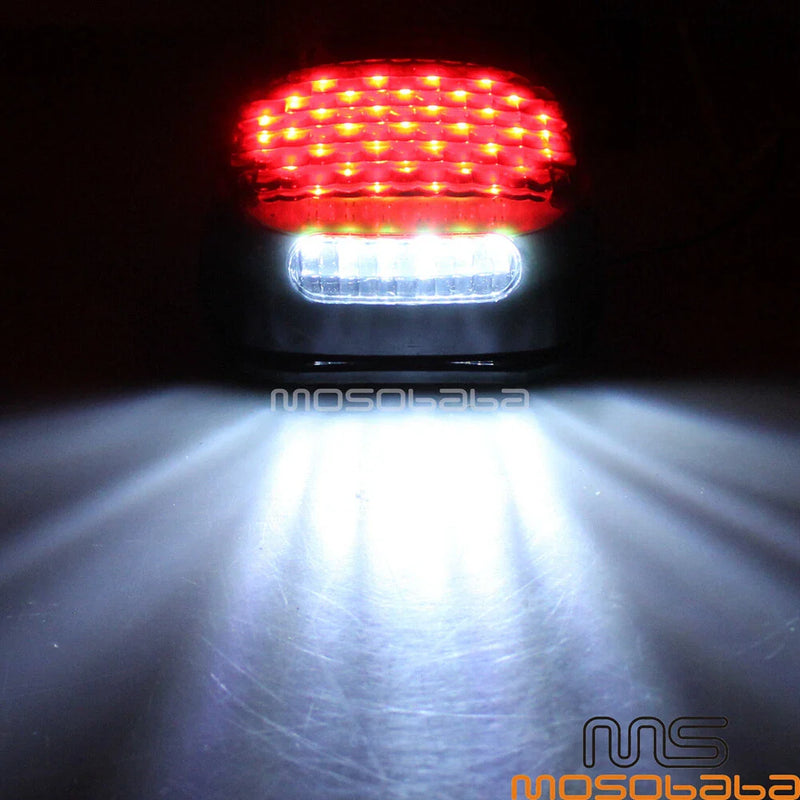 Harley Dyna Super Glide LED Taillight Brake Stop Lamp License Plate Light (2006-2017)