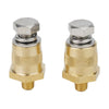 2 x M8 battery Pole Adapter Car Battery Terminals with Stainless Screws