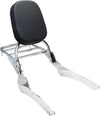 Yamaha Vstar 650 400 Classic Chrome Backrest Sissy Bar Luggage Rack (98-18)