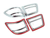 Toyota Fortuner Chrome Tail Light Covers (2005-2008)