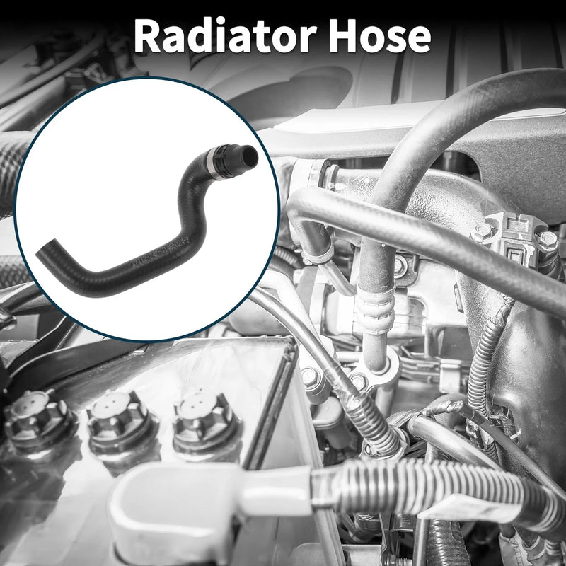 Volvo XC90 (2016-2022) Rubber Black 1 Pc Radiator Hose Coolant Pipe