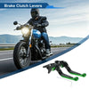 Yamaha YZF R1 Black Green 1 Set Adjustable Brake Clutch Levers (2002–2003)