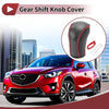 Mazda CX-5 Red Faux Leather Gear Shift Knob Cover (2012-2023)