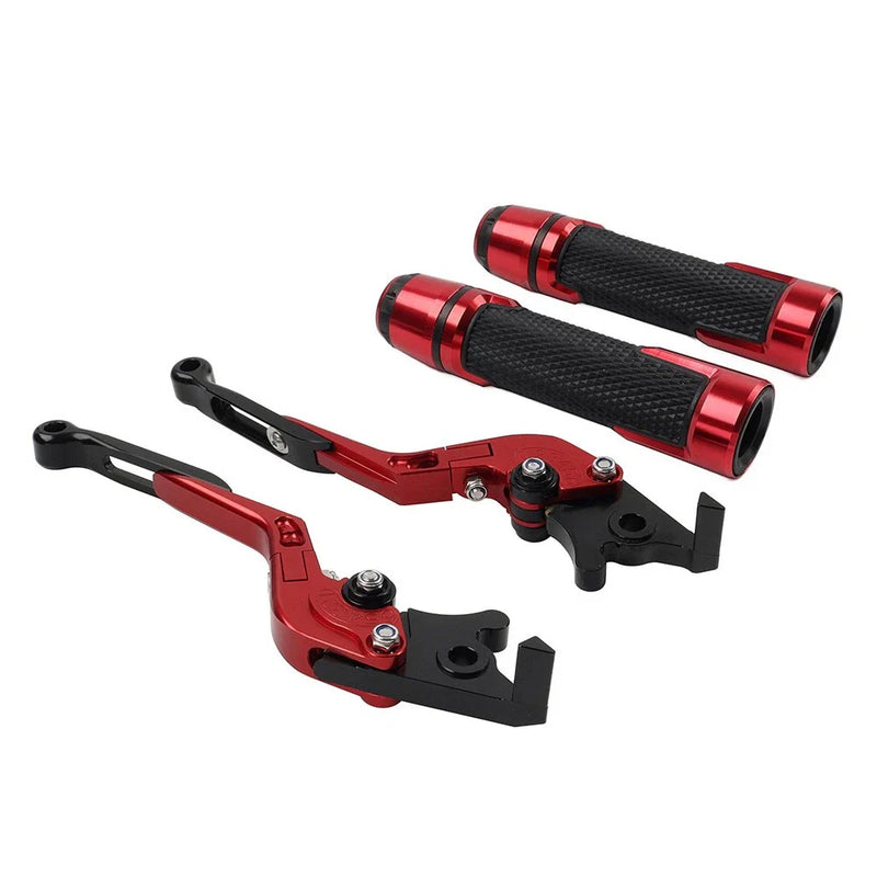 BMW F650GS Folding Extendable Brake Clutch Levers & Grips (2002-2007)