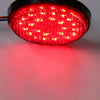 2 x Red LED Motorcycle Reflector Tail Brake Light Lamp