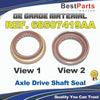 Jeep Wrangler Gladiator Rear Drive Shaft Seal (2018–2025)