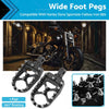 Harley Dyna Sportster Fatboy Wide Foot Pegs 360° Rotating