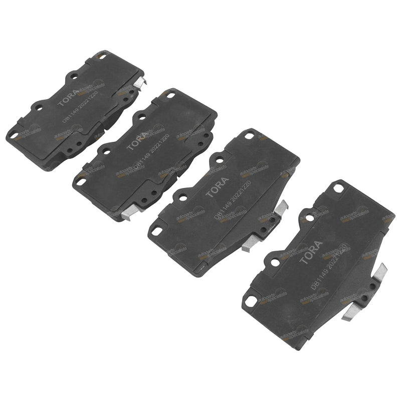 Hilux 2 x Front Disc Rotors + Brake Pads (1988–1997)