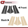 Mercedes-Benz B-Class 6 Pcs Door Pillar Window Trim (2012-2019)