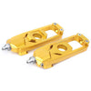 YAMAHA MT-09 / FZ (2013-2016) Gold Aluminum Chain Adjusters
