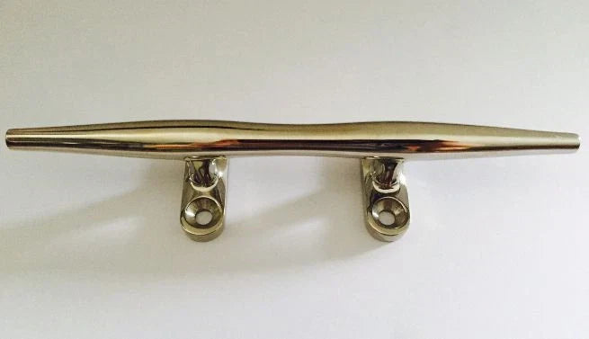 Boat / Marine 316 Stainless Steel 200mm Slimline Deck Cleats x1 Rope Cleat