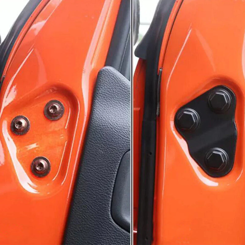 Jeep Wrangler 8x Door Lock Cover & Screw Protector Trim (2018-2024)
