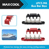 M8 Power Distribution Box Terminal Block 250A DC 48V Bus Bar