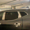 Nissan Altima 8 x Chrome Pillar Post Window Door Trim Covers (2013-2018)