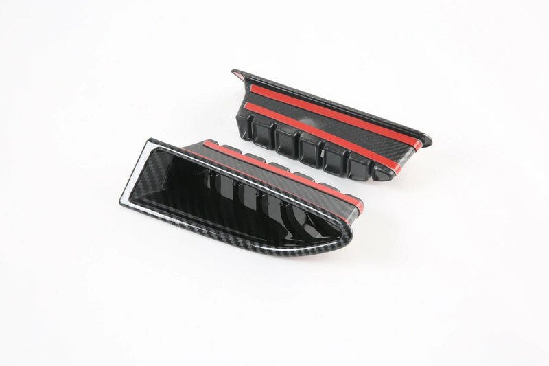 Nissan Rogue Carbon Fiber Front Headlight Eyelid Cover Trim (2021-2023)
