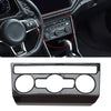 T Roc Air Conditioning Knob Trim Cover Black Carbon Fiber (2018–2023)