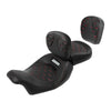 Harley CVO Road Street Glide Driver & Passenger Seats with Backrest (09-23)