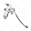 1" Chrome Motorcycle Handlebar Hydraulic Brake Master Cylinder & Clutch Lever