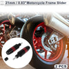 Make Model 2 x 8mm Aluminum Alloy Motorcycle Slider Frame Red