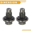 Lincoln Oil Drain Plug Thread Repair (2 Pcs)