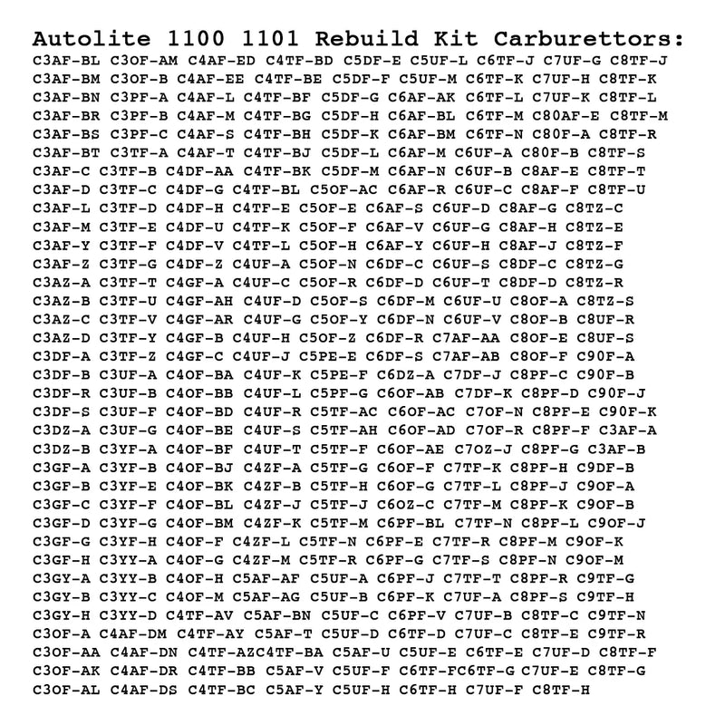 Carby 600 750 Edelbrock 15x2 Oval Air Filter (Nostalgic)