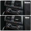 BMW X5 X6 Front AC Air Vent Outlet Tab Clip Chrome Trim (2014-2018)