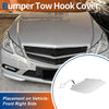 Mercedes-Benz (2012-2018) Silver Tone Front Car Bumper Tow Hook Cover