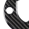 Porsche Macan Real Carbon Fiber Steering Wheel Logo Cover Trim Fit