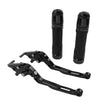 Daytona 675 R Black Extendable Brake Clutch Levers & Handlebar Grips