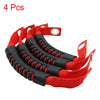 Jeep Wrangler 4pcs Red Rear Seat Grab Handle Grip (2007-2018)