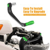Universal 2 x 7/8" M/C Brake Clutch Lever Guard 22mm Green