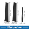 Ford Maverick (2022-2023) Black 7 x Door Pillar Window Trim