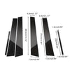 Dodge Charger Carbon Black Window Door Trim Covers (2011-2021)