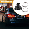 BMW 330i Black Engine Coolant Hose Fitting with Clamp