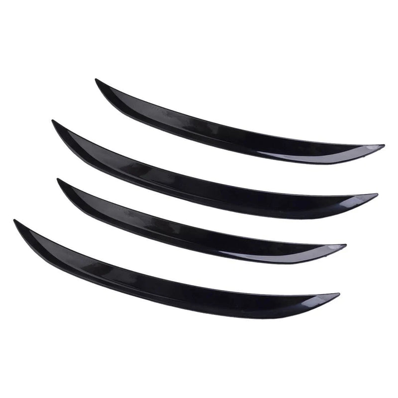4Pcs Car Wheel Eyebrow Arch Trim Fender Flares Protection Strips