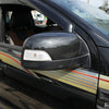 Ford Ranger Carbon Black Rear View Side Mirror Cover Caps (2015-2022)