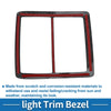 Toyota Tacoma (2016-2023) Carbon Fiber Black Front Row Headlight Trim Bezel