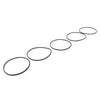 Harley Sportster 883 1200 5Pcs Rubber Clutch Cover O-Ring Derby Gasket (94-17)