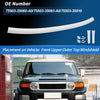 Toyota FJ Cruiser Front Upper Top Windshield Mould Panel Trim (2007–2014)