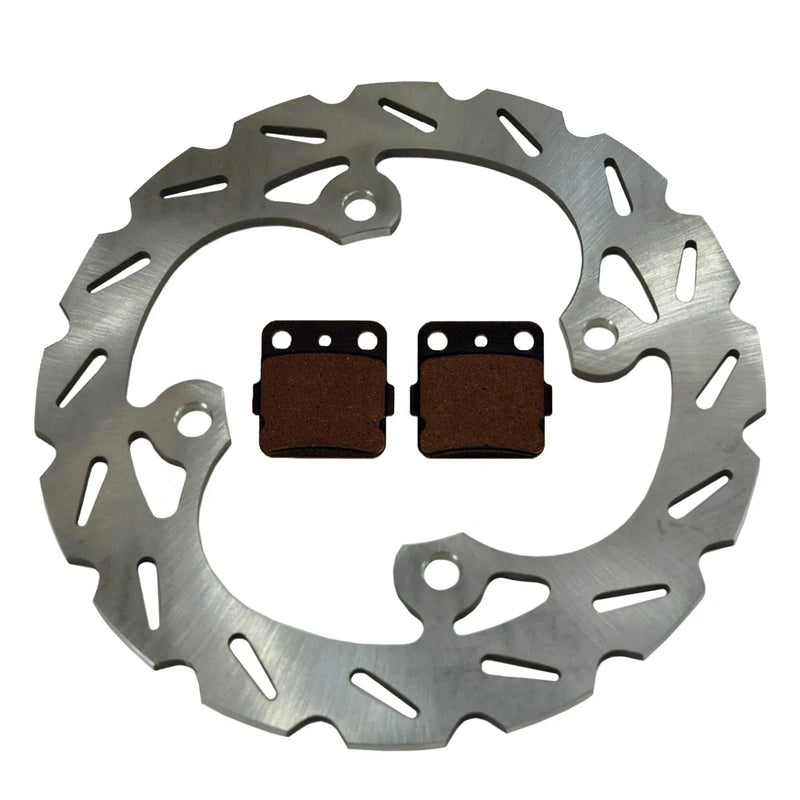 Honda TRX400EX & TRX400X Rear Wave Disc Brake Rotor & Semi-Metallic Pads