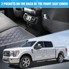 Ford F-150 Black Blue 5 x Pieces Front & Rear Seat Covers