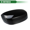 Chevrolet Silverado 1500 Gloss Black Pair Left Right Rearview Mirror Cap