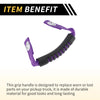 Jeep Wrangler Roof - Purple 2 x Roll Bar Grab Handles (Fits 2007-2023)