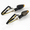 Universal Fit - Amber Smoked LED Motorcycle Turn Signal Indicators (N/A)